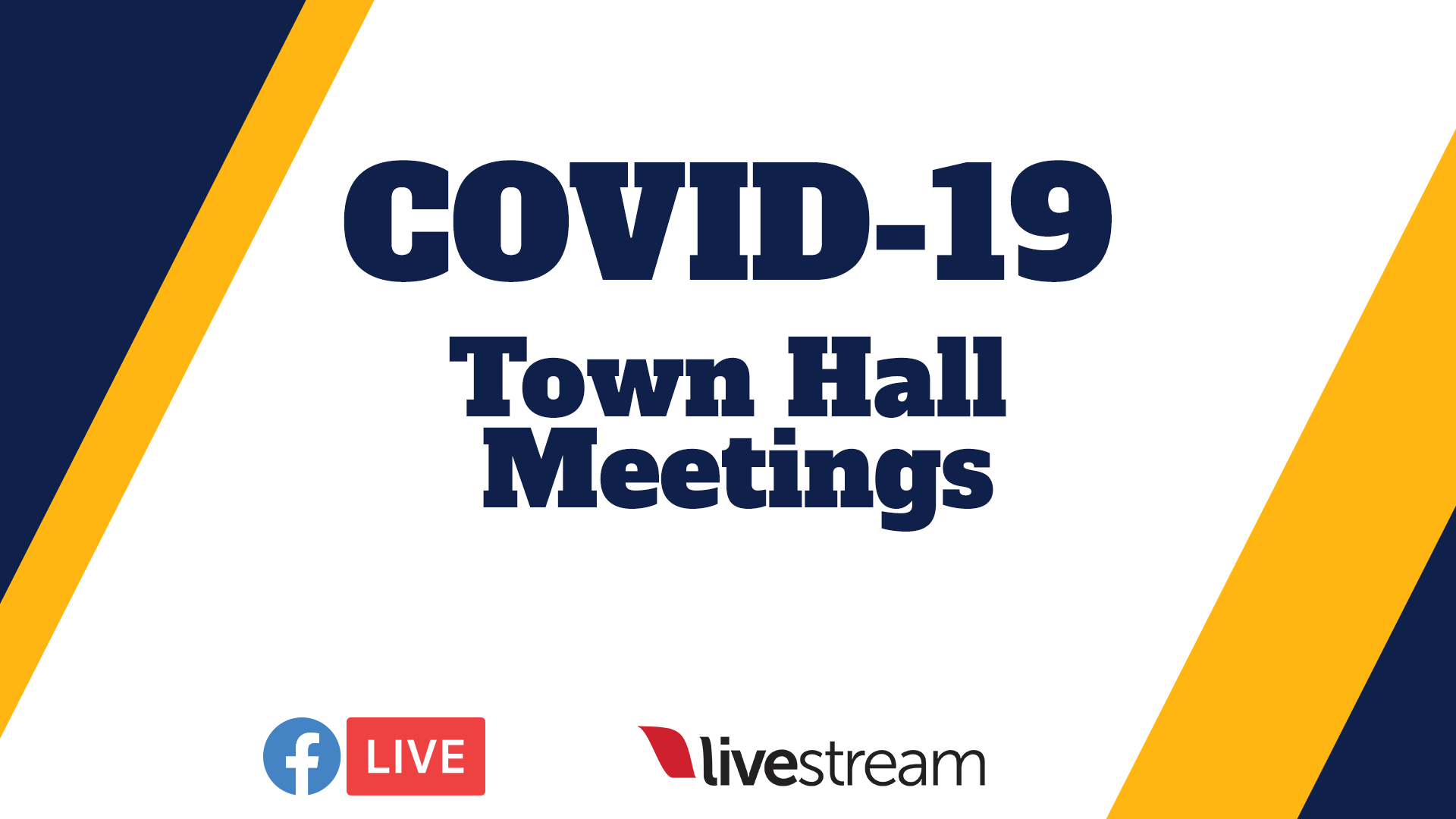 COVID-19 Town Hall Meetings